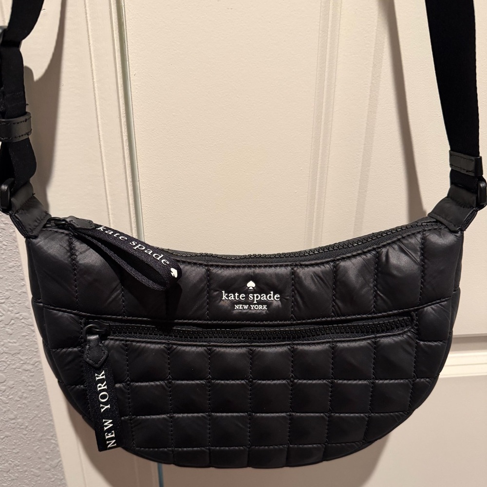 Kate Spade Black Quilted Shoulder Bag